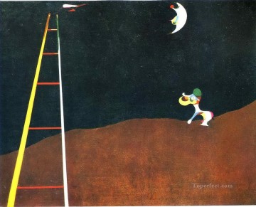 Joan Miró Painting - Perro ladrando a la luna Joan Miró
